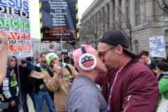 Women's March Kiss